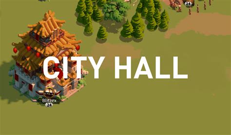 rise of kingdoms city hall upgrade time